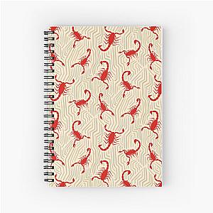 Simple Scorpions and Desert Sand  Spiral Notebook