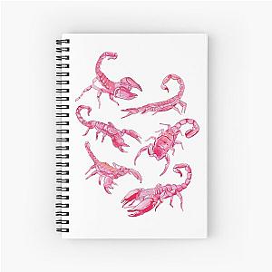 Bed of Pink Scorpions Spiral Notebook