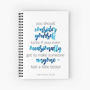 Scrubs Finale Quote Spiral Notebook