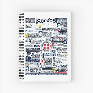 Wise Words of Scrubs (Variant) Spiral Notebook