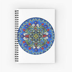 Italian Baroque Mandala Scrubs Spiral Notebook