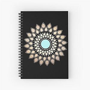 White heaven mandala scrubs Spiral Notebook