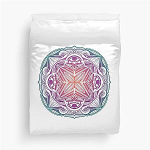 Chakra and Mandala Scrubs Duvet Cover