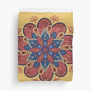 Relaxing Chakra and Mandala Scrubs Duvet Cover