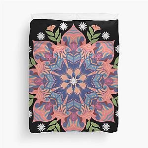 Relaxing Chakra and Mandala Scrubs Duvet Cover