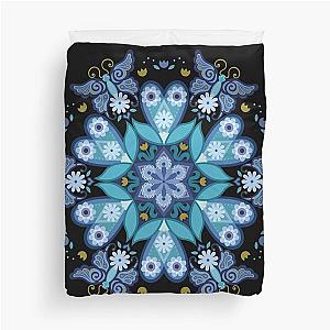 Relaxing Chakra and Mandala Scrubs Duvet Cover