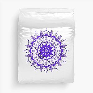 Mandala  Scrubs Purple Duvet Cover