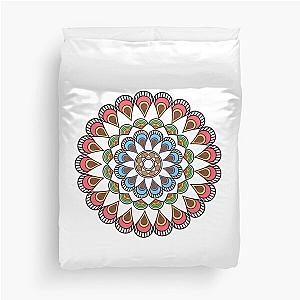 Mandala  Scrubs green blue Duvet Cover