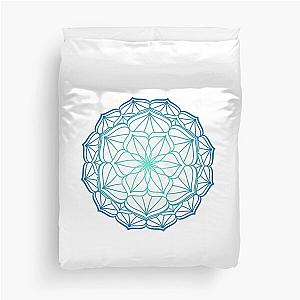 Mandala  Scrubs blue Duvet Cover