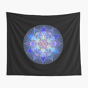 Mystical Flower Mandala Scrubs Tapestry