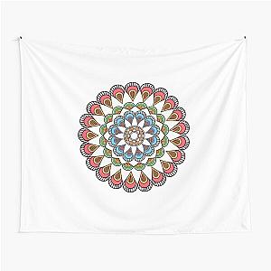 Mandala  Scrubs green blue Tapestry