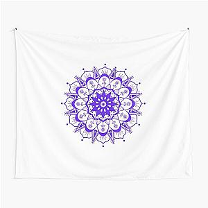 Mandala  Scrubs Purple Tapestry