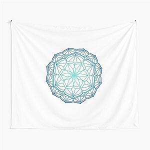 Mandala  Scrubs blue Tapestry