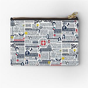 Wise Words of Scrubs (Variant) Zipper Pouch