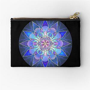 Mystical Flower Mandala Scrubs Zipper Pouch