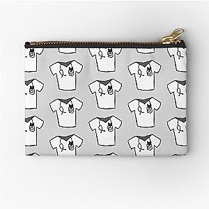 Scrubs White Zipper Pouch