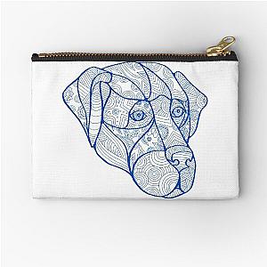 mandala scrubs,dog Zipper Pouch