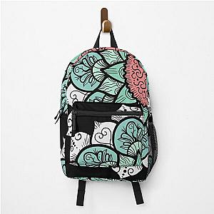 Green And White Mandala Scrubs Backpack