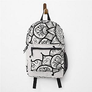 Black And White Mandala Scrubs Backpack