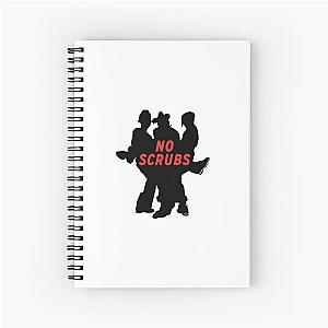 no scrubs tlc silhouette Spiral Notebook