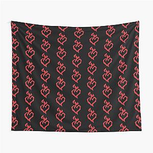 Red Black Burning Blade Symbol - Sea of Thieves  Tapestry