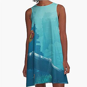 Underwater Shipwreck - Sea of Thieves  A-Line Dress