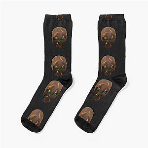 Ashen Foul Bounty Skull - Sea of Thieves Socks