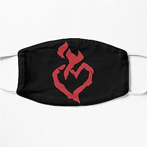 Red Black Burning Blade Symbol - Sea of Thieves  Flat Mask