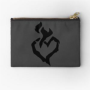 Black Burning Blade Symbol - Sea of Thieves  Zipper Pouch