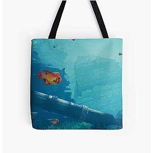 Underwater Shipwreck - Sea of Thieves  All Over Print Tote Bag