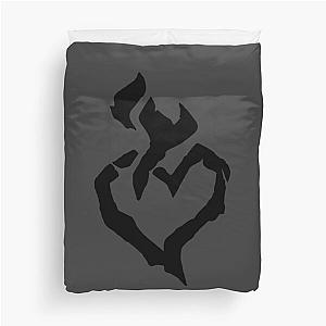 Black Burning Blade Symbol - Sea of Thieves  Duvet Cover