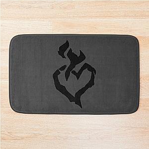 Black Burning Blade Symbol - Sea of Thieves  Bath Mat