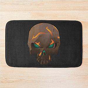 Ashen Foul Bounty Skull - Sea of Thieves Bath Mat