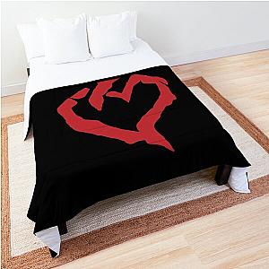 Red Black Burning Blade Symbol - Sea of Thieves  Comforter