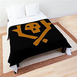 Logo Athena's Fortune from sea of thieves Comforter