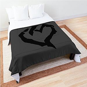 Black Burning Blade Symbol - Sea of Thieves  Comforter