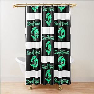 Sea Of Thieves Skull Shower Curtain