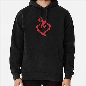 Red Black Burning Blade Symbol - Sea of Thieves  Pullover Hoodie