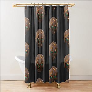 Ashen Foul Bounty Skull - Sea of Thieves Shower Curtain