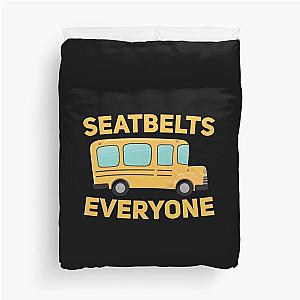 Seatbelts Everyone Vintage Duvet Cover