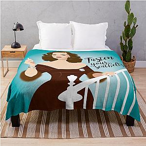 Fasten your seatbelt Throw Blanket
