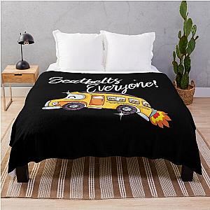 Seatbelt Magic School Bus Driver Throw Blanket