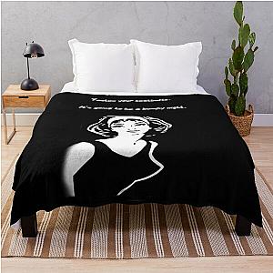 Fasten your seatbelts. It's going to be bumpy  T-Shirt Throw Blanket Movie quote