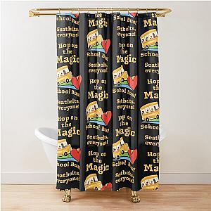 Hop on the Magic School Bus Seatbelt Back to School 2022 Shower Curtain
