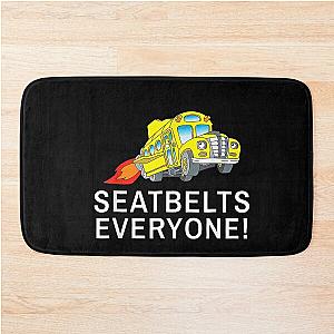 Seatbelt Funny Magic School Bus Driver's Bath Mat