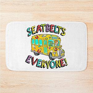 Seatbelt Magic School Bus Driver Job Pride Bath Mat