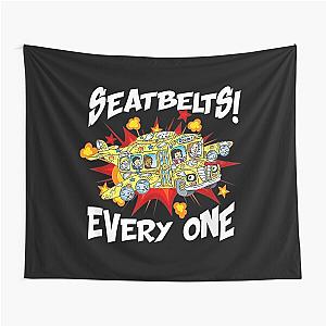 Seatbelts and Everyone Magic School Bus Tapestry