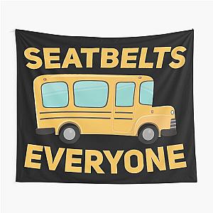 Seatbelts Vintage Retro Tapestry