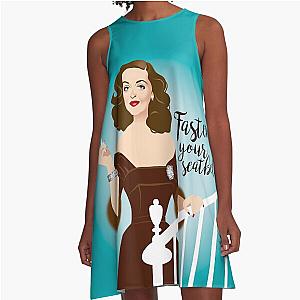 Lace your seatbelt A Line Dress