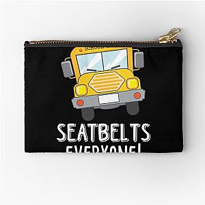 Seatbelts Everyone Zipper Pouch